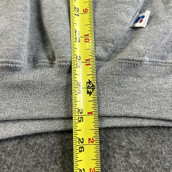 Michigan State Spartans Russell Athletic Men’s Large Gray Essential Hoodie Y2K - Picture 5 of 8